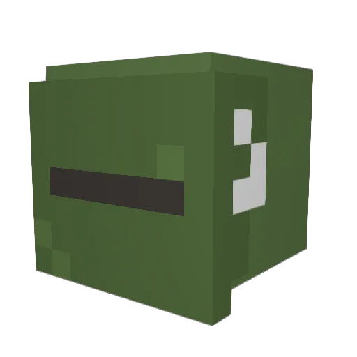 thathat2100 Minecraft avatar head, 3D render