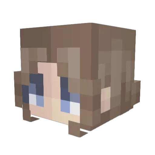 thatheather0 Minecraft avatar head, 3D render