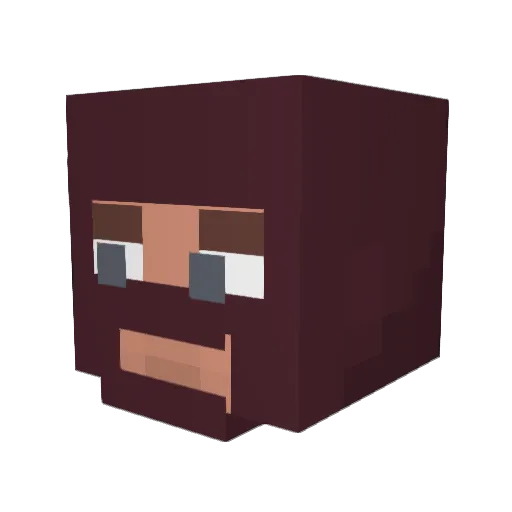 thathooman4321 Minecraft avatar head, 3D render