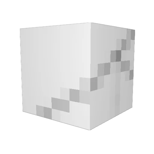 thatis42 Minecraft avatar head, 3D render