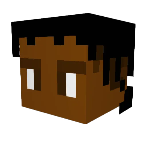 thatkiddrippn147 Minecraft avatar head, 3D render