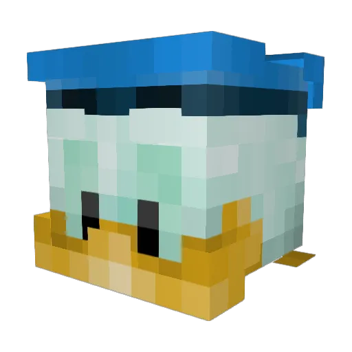 thatkidkevin Minecraft avatar head, 3D render