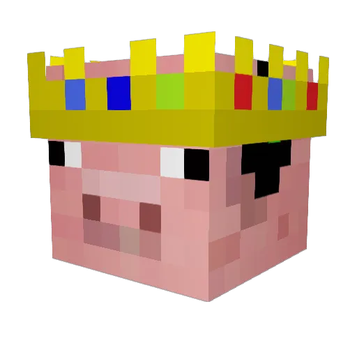 thatluzo Minecraft avatar head, 3D render