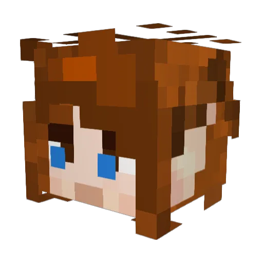 thatnikguy13 Minecraft avatar head, 3D render
