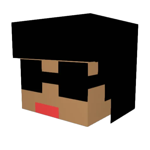 thatonechris Minecraft avatar head, 3D render
