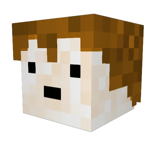 thatonekid283 Minecraft avatar head, 3D render