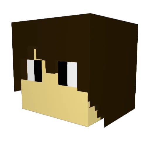 thatposition86 Minecraft avatar head, 3D render