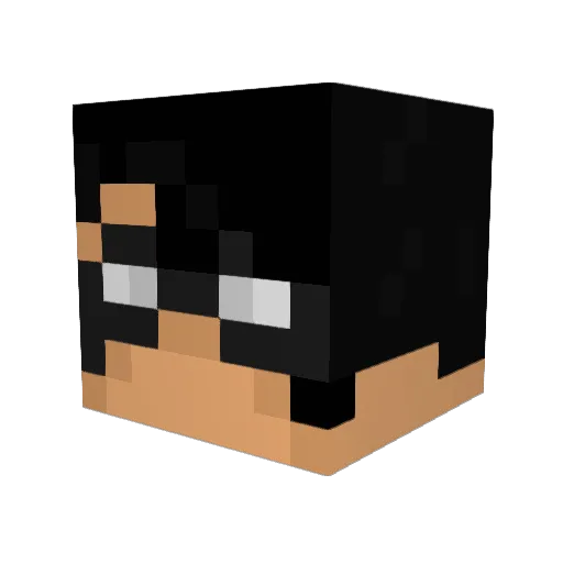 thatrandomweeb14 Minecraft avatar head, 3D render