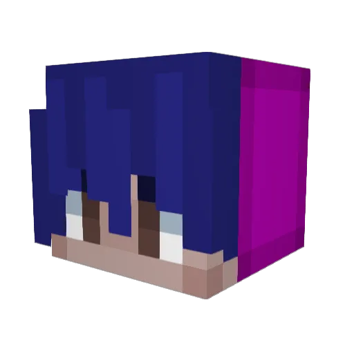 thatsBk Minecraft avatar head, 3D render