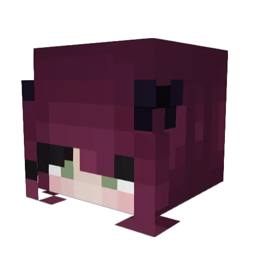 thatsKiwi Minecraft avatar head, 3D render