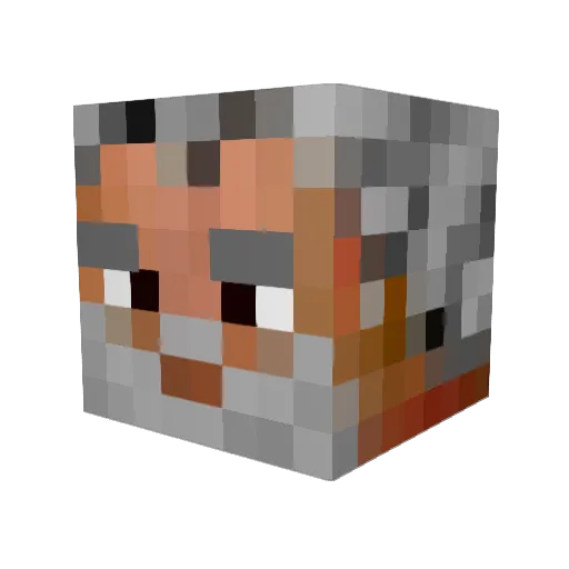 thatschwabguy Minecraft avatar head, 3D render