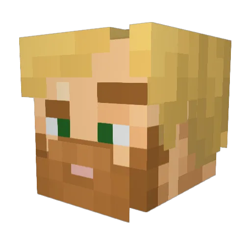thatsmatt Minecraft avatar head, 3D render