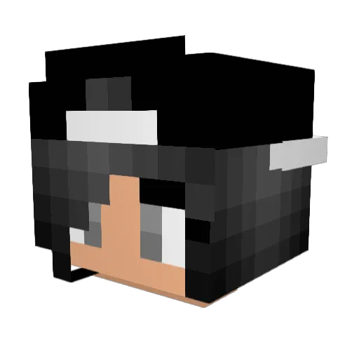 thatsmxry Minecraft avatar head, 3D render