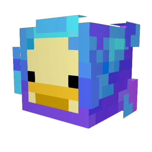 thatspizza Minecraft avatar head, 3D render
