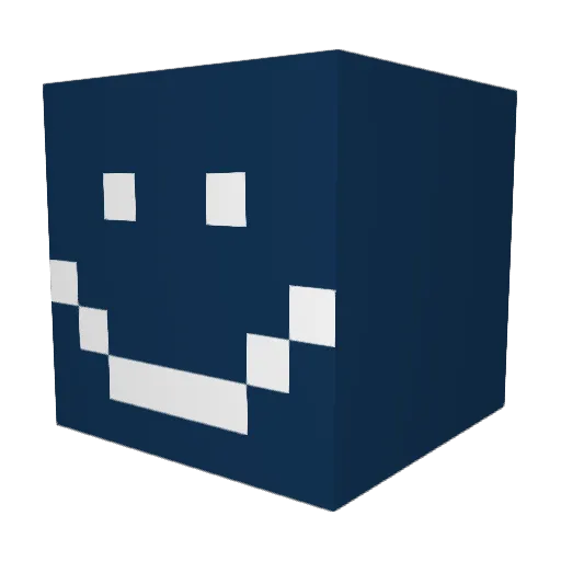 thatssobeans Minecraft avatar head, 3D render