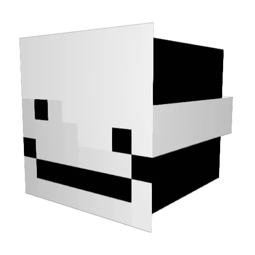 thatvex Minecraft avatar head, 3D render