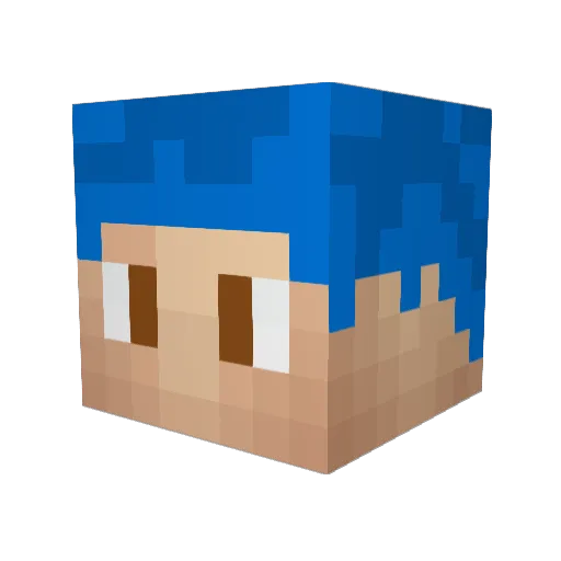thatwasamistake Minecraft avatar head, 3D render