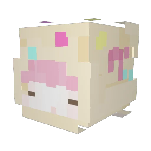 thatwitchmc Minecraft avatar head, 3D render