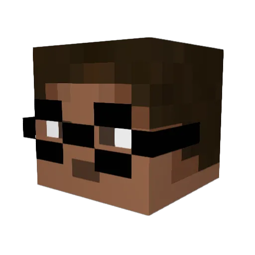 thawichai_yt Minecraft avatar head, 3D render