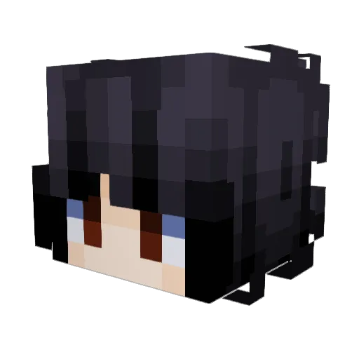 thawnedits Minecraft avatar head, 3D render