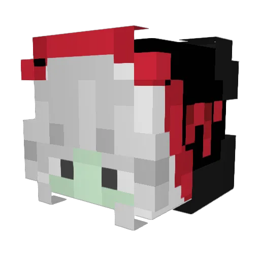 thawywin Minecraft avatar head, 3D render