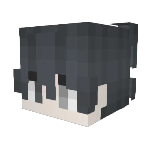 thbin Minecraft avatar head, 3D render