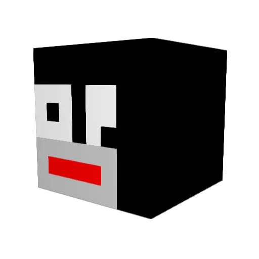 thc_sparky Minecraft avatar head, 3D render