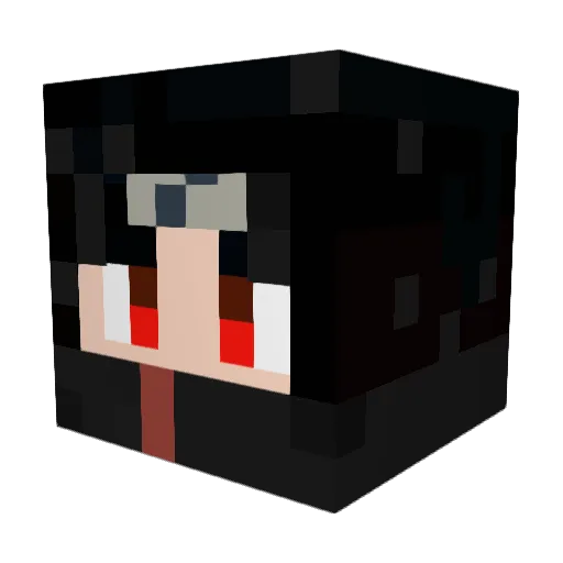the20hundred Minecraft avatar head, 3D render