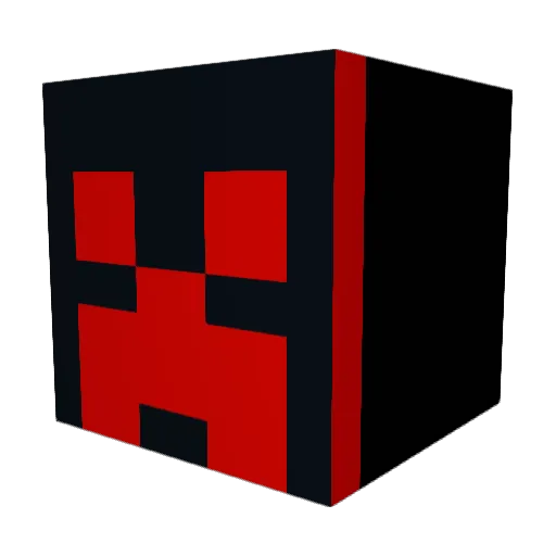 the3thatdies Minecraft avatar head, 3D render