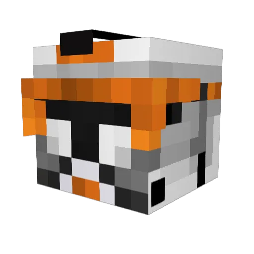 the5thpixel Minecraft avatar head, 3D render