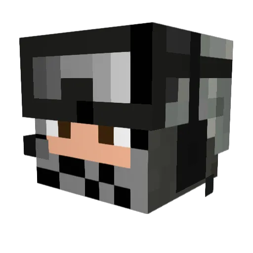 the78700games Minecraft avatar head, 3D render