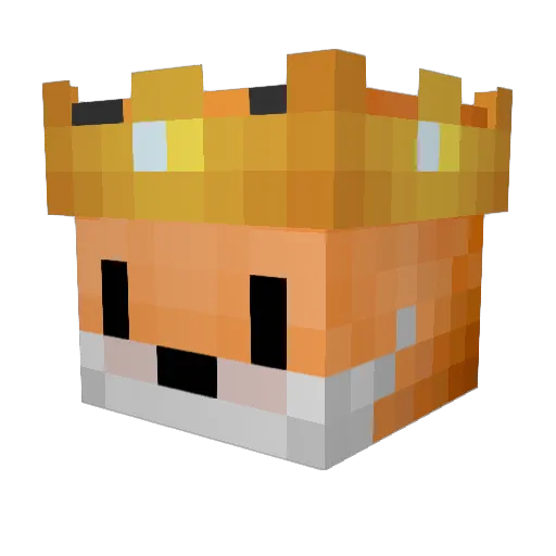 theBenShen Minecraft avatar head, 3D render