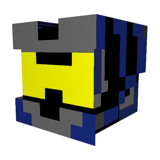 theBoyyo Minecraft avatar head, 3D render