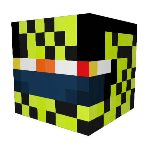 theCHRISish Minecraft avatar head, 3D render