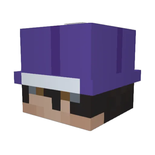 theCosmic__ Minecraft avatar head, 3D render