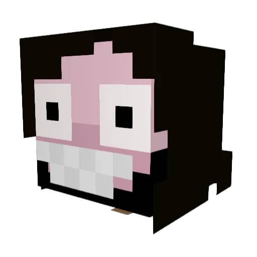 theCreature_773 Minecraft avatar head, 3D render