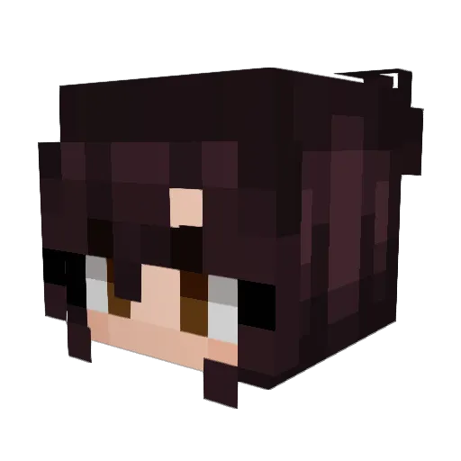 theDevJade Minecraft avatar head, 3D render