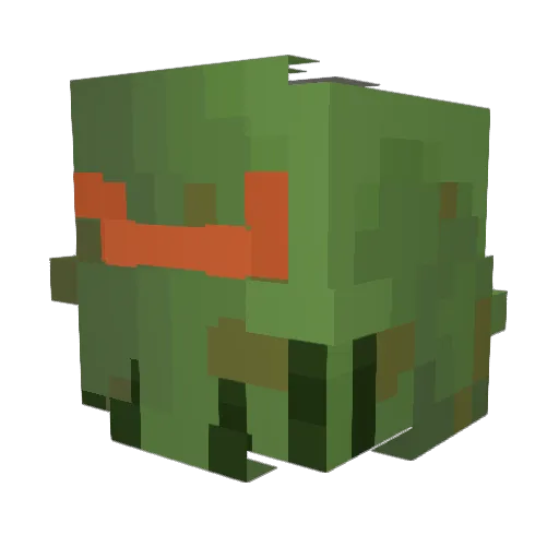 theDoctorFuture Minecraft avatar head, 3D render