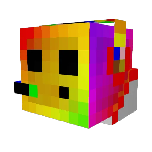theEpicAndale Minecraft avatar head, 3D render