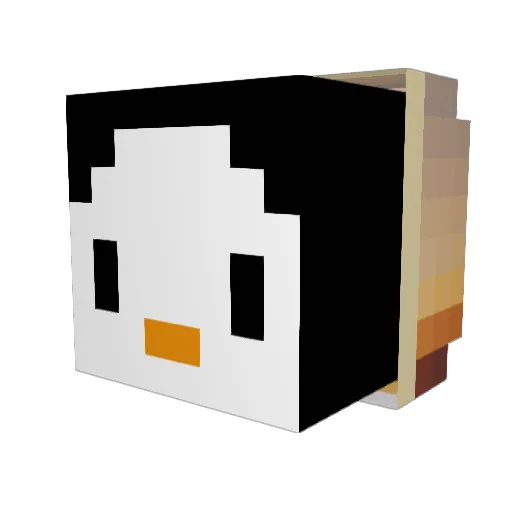 theExplosionRES Minecraft avatar head, 3D render