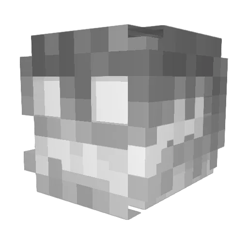 theFRESHfruit1 Minecraft avatar head, 3D render
