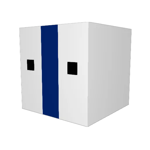 theGOATmrm Minecraft avatar head, 3D render