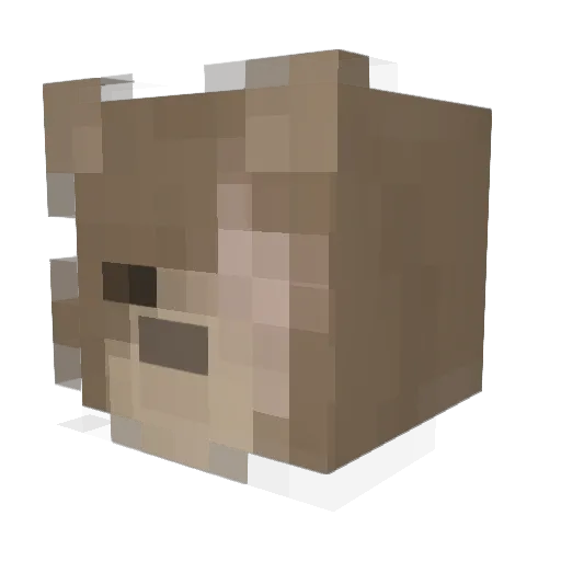 theGaryG Minecraft avatar head, 3D render