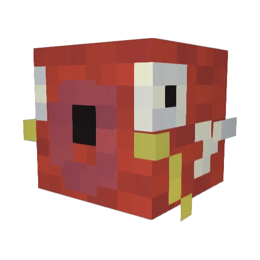 theGui9810 Minecraft avatar head, 3D render
