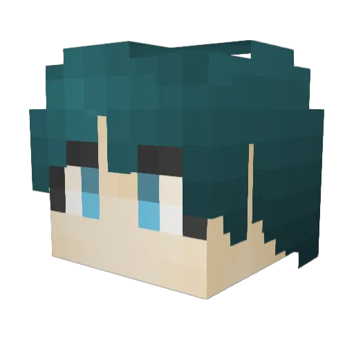 theHans7969 Minecraft avatar head, 3D render