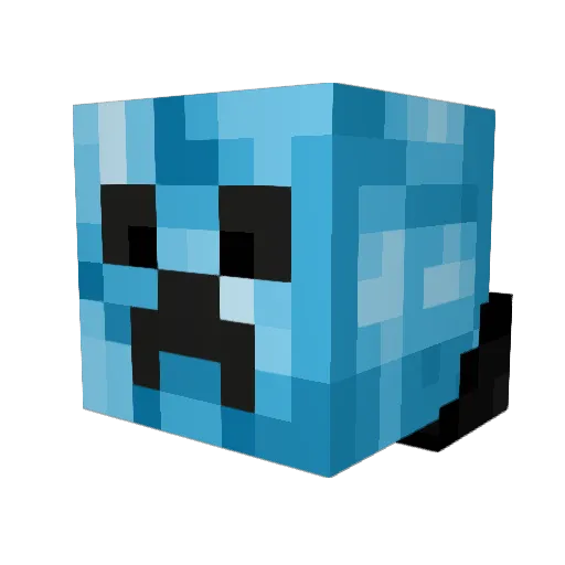 theJMCgamer Minecraft avatar head, 3D render