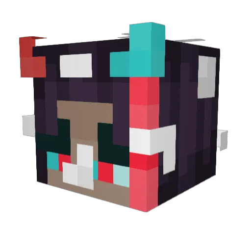 theJugger Minecraft avatar head, 3D render