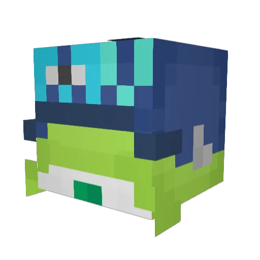 theLaserlock Minecraft avatar head, 3D render