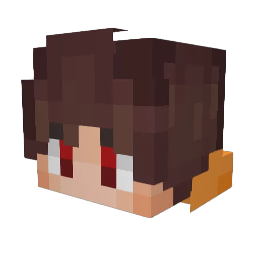 theMasterslim Minecraft avatar head, 3D render