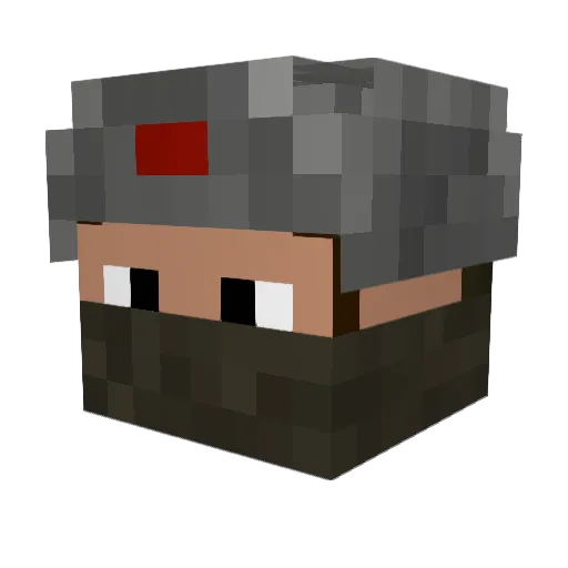 theMixer98 Minecraft avatar head, 3D render